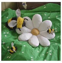 IKEA Skogsdova Large Bumblebee Plush Toy 21 cm