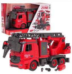 Fire Truck Toy with Sound and Water Function