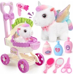 Interactive Unicorn with Stroller