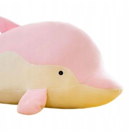 Delfin różowa lalka zabawka 45 cm