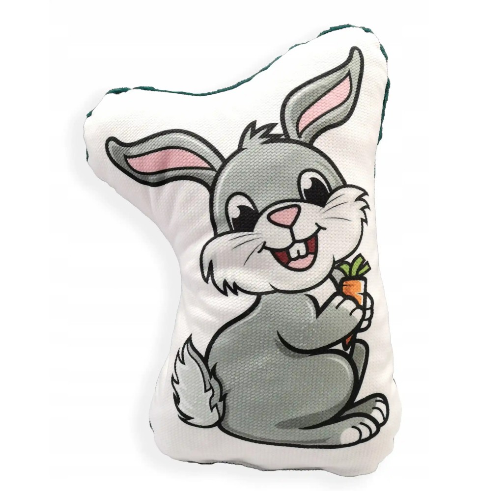 Bunny Plush Pillow Velvet Minky LiLo