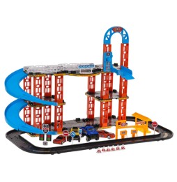 Parking Track Set with Cars for Kids 3+