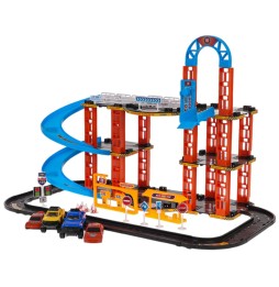 Parking Track Set with Cars for Kids 3+