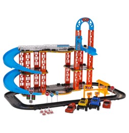 Parking Track Set with Cars for Kids 3+