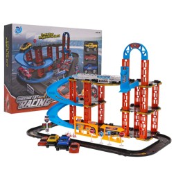 Parking Track Set with Cars for Kids 3+