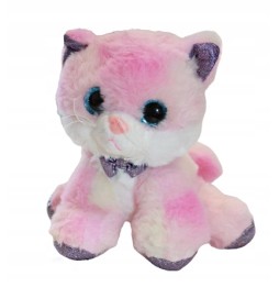 Kitten Plush Toy with Glittery Eyes 20cm