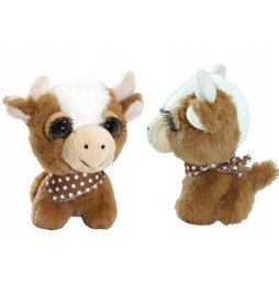 Cow with Glittery Eyes 13 cm Emaj