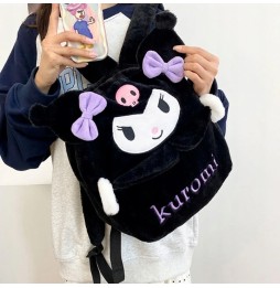 Rucsac Kuromi cu Mascotă Plush