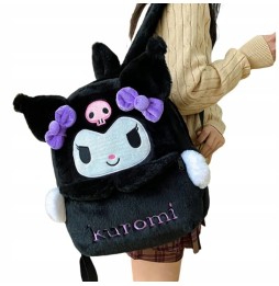 Rucsac Kuromi cu Mascotă Plush