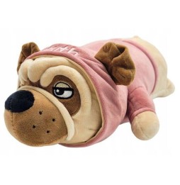 Câine bulldog pluș 45 cm