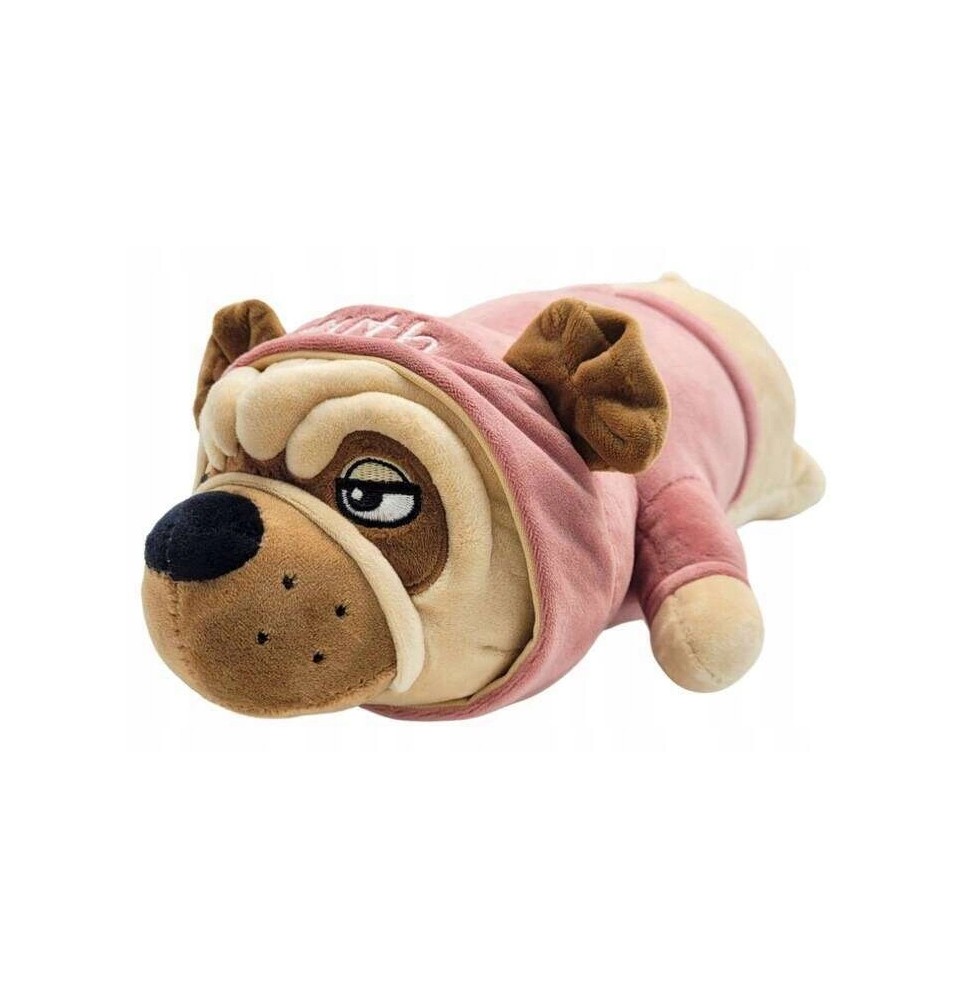 Câine bulldog pluș 45 cm