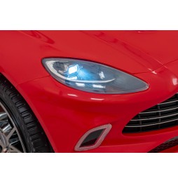 Aston Martin DBX pentru copii - roșu cu telecomandă și LED