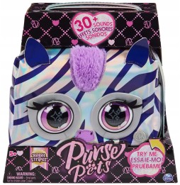 Purse Pets zebra Rebel Stripez interaktywna torebka