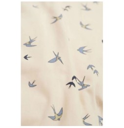 Filibabba baby bedding set dancing swallow blue