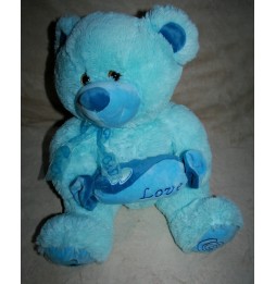 Large Blue Love Bear with Candy