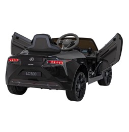 Lexus LC500 Battery Car for Kids - Black with Remote