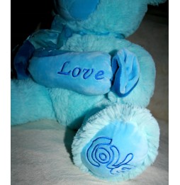 Large Blue Love Bear with Candy