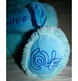 Large Blue Love Bear with Candy