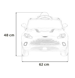 Aston Martin DBX for Kids - Red with Remote and Audio