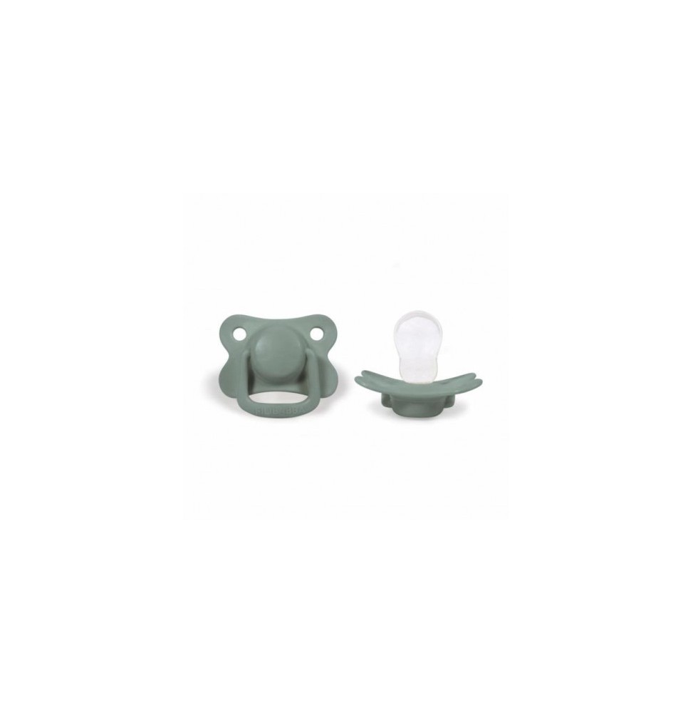 Filibabba 2 pcs. Pacifiers 6m+ Moss Green