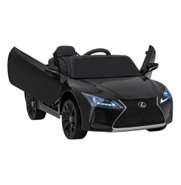 Lexus LC500 Battery Car for Kids - Black with Remote