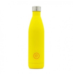 Butelka termiczna Cool Bottles 750 ml triple cool neonowo żółta