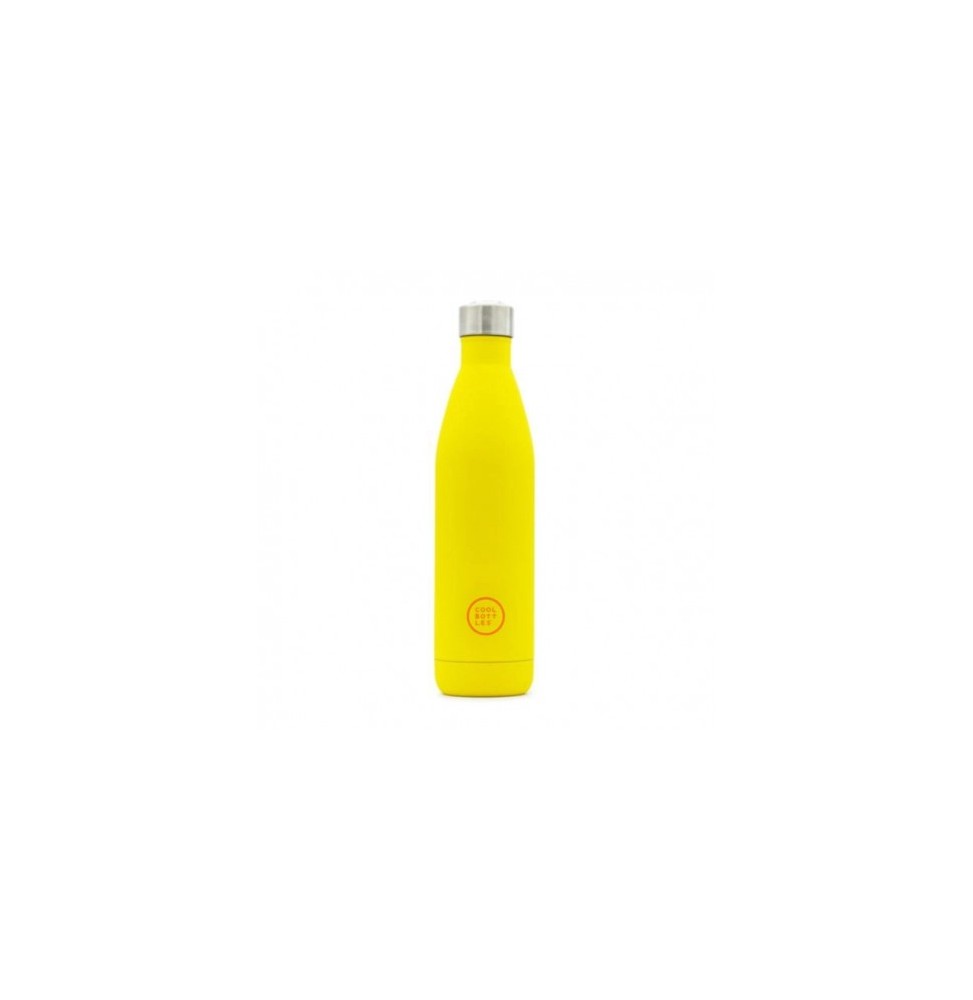 Butelka termiczna Cool Bottles 750 ml triple cool neonowo żółta