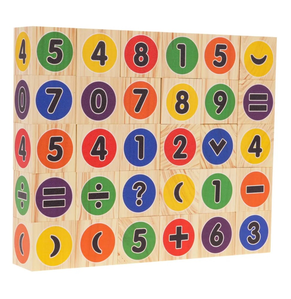 Math Blocks Set - Educational Toy for Kids