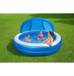 Family Inflatable Pool with Canopy 241x140cm Bestway