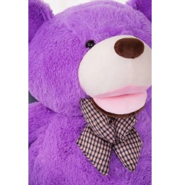 Purple Plush Bear Amigo 50cm