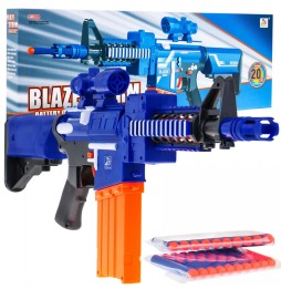 Blaze Storm Automatic Rifle for Kids with Bullets