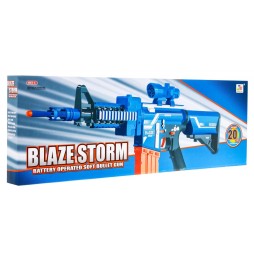 Blaze Storm Automatic Rifle for Kids with Bullets