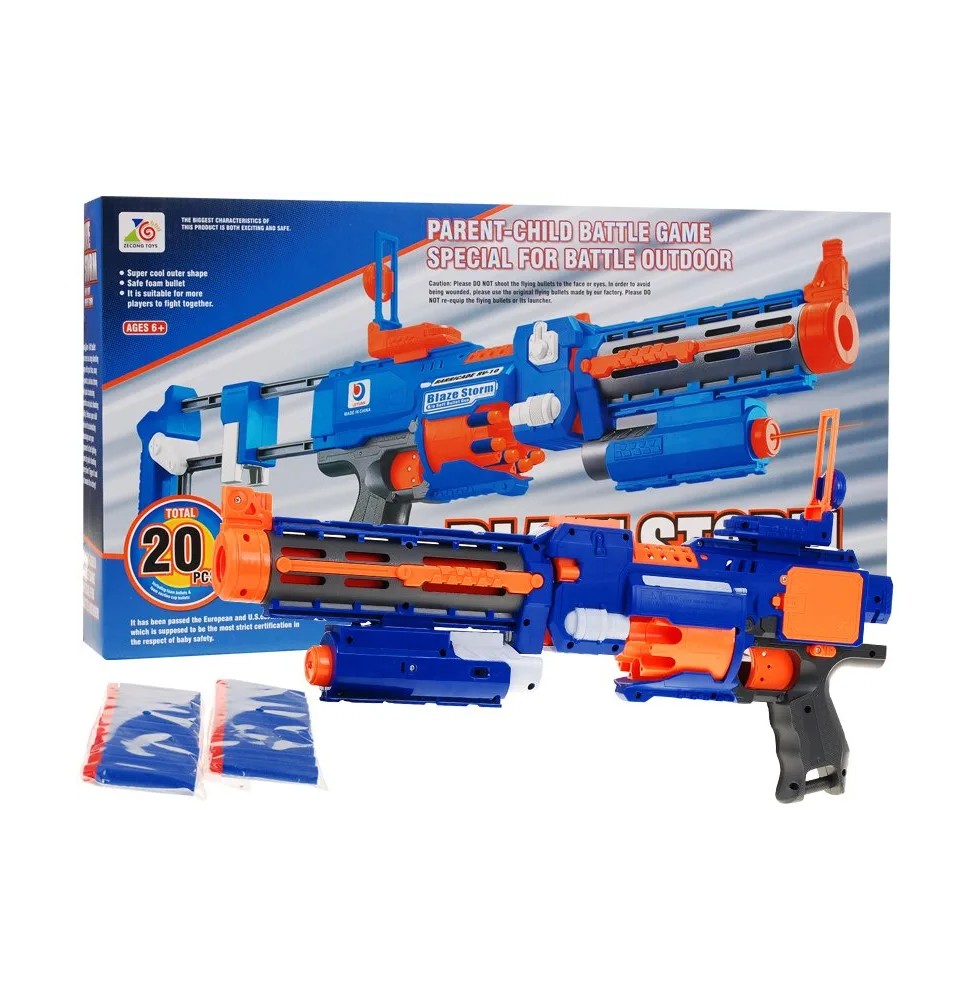 2-in-1 Kids Rifle Pistol Blaze Storm