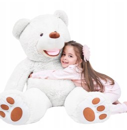 Duży miś pluszowy Amigo 220 cm biały