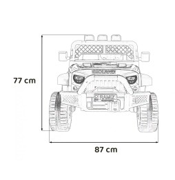 Autko terenowe Geoland Power dla 2 dzieci z pilotem