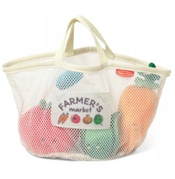 Melissa Plush Vegetable Shopping Basket 30730