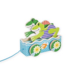 Wooden Pull-Along Frog - Melissa