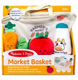 Melissa Plush Vegetable Shopping Basket 30730