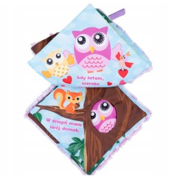 Plush Book Owl Jolly Baby