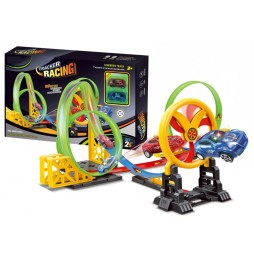 Race Track for Kids 3+ with LED Cars