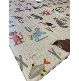 Reversible Educational Mat for Kids 197x147 cm