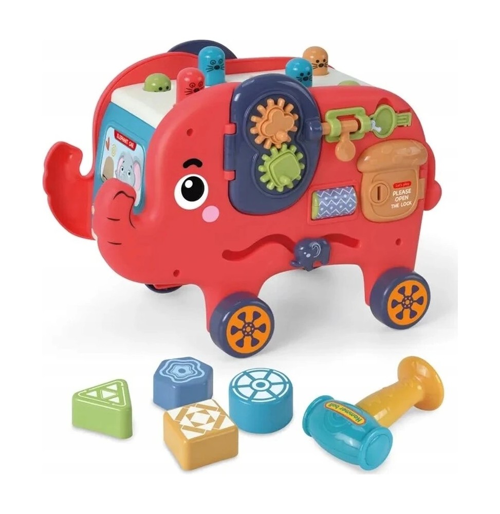 6-in-1 Interactive Elephant Hammer Sorter