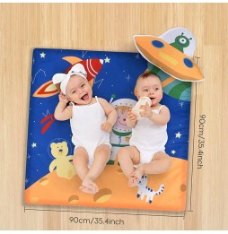 Lupantte Educational Play Mat for Infants 90x90