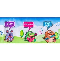 Muzyczna mata edukacyjna dla dzieci 130x48cm