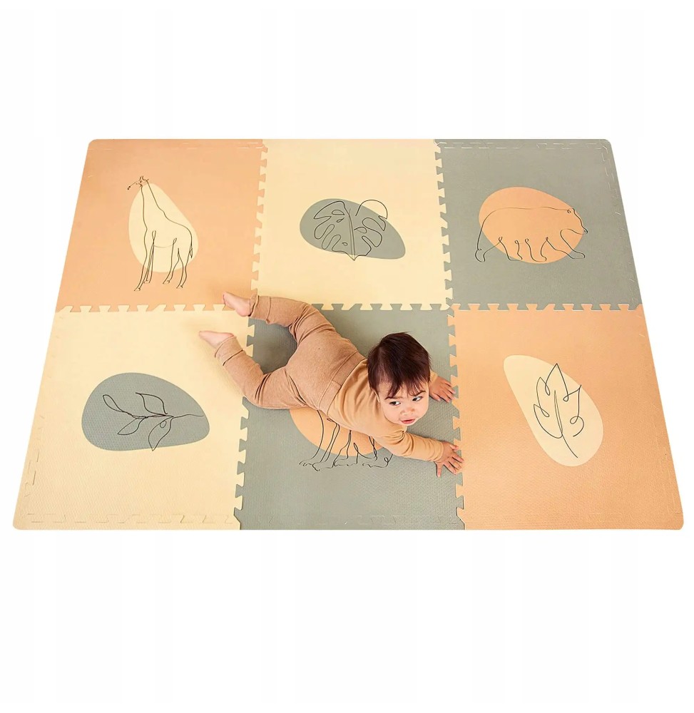 Stylish Kids Puzzle Mat 180x120cm Jungle