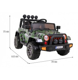 4WD Off-Road Car for Kids with Remote and LED Audio