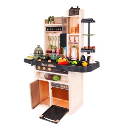 Stylish Kitchen for Kids 3+ with Faucet and Burner