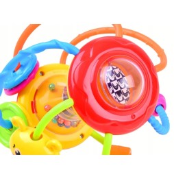 Hola Large Colorful Sensory Rattle Ball