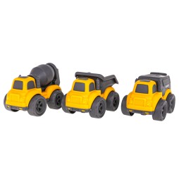 Set of 3 Construction Vehicles for Kids 3+