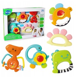 Hola Dinosaur Rattle Set for Infants